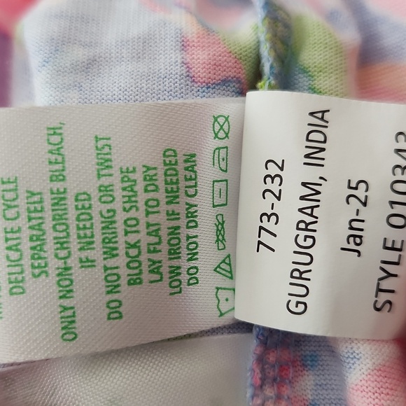 Lilly Pulitzer Geanna Short Sleeve Dress BLUE PERI SUNRISE BAY Midi Small NWT - Picture 8 of 10